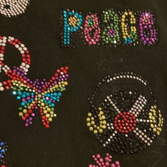 Butter Girls Checkered Sparkle Patch Flannel Shirt - Picture 6 of 6